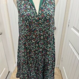 Floral Green Dress